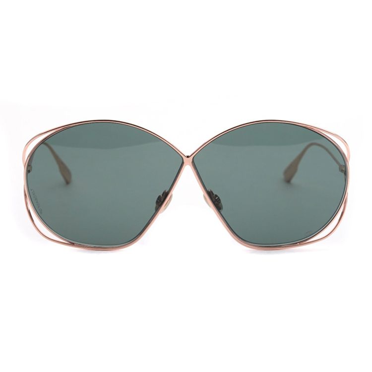 Dior Stellaire 2 Irregular Gold Frame Sunglasses Metal Oval Sunglasses Women sunglasses STELLAIRE2-DDBO7