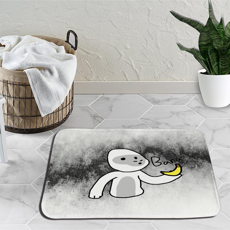 Gorilla Tag Monke Carpets for Living Room Cartoon Monkey Bedroom Decor Bedside Carpet Home Plush Rugs Fluffy Soft Lounge Rug Floor Mat