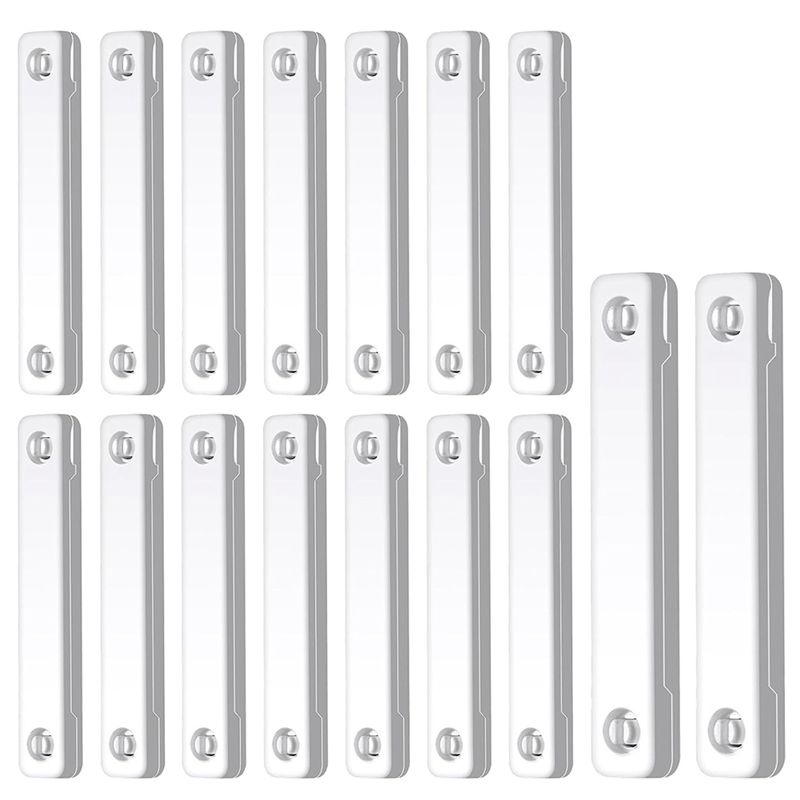ABJI-16 Pieces Self-Adhesive Fly Screen Window Magnet, Magnets Insect Screen Window Fly Screen Window Magnetic Clips белый