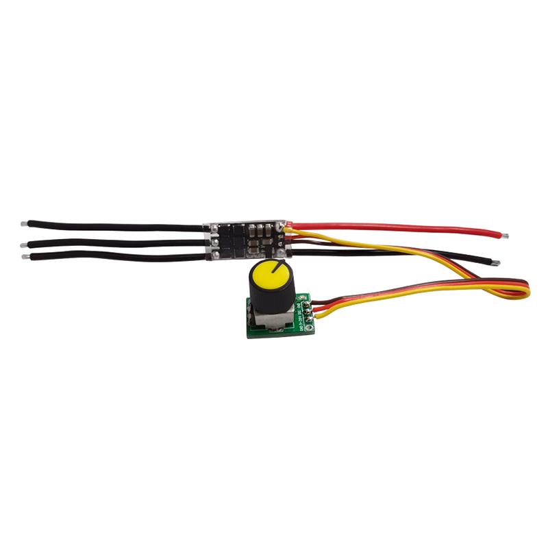 30A Brushless Esc Jet Fan Electronic Speed Controller Motor Driver No Signal Required For Diy Jetfan Tester