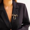 Irregular Bowknot Charm Brooch Fashion Sweater Clothing Pin Decorative Lapel Pin