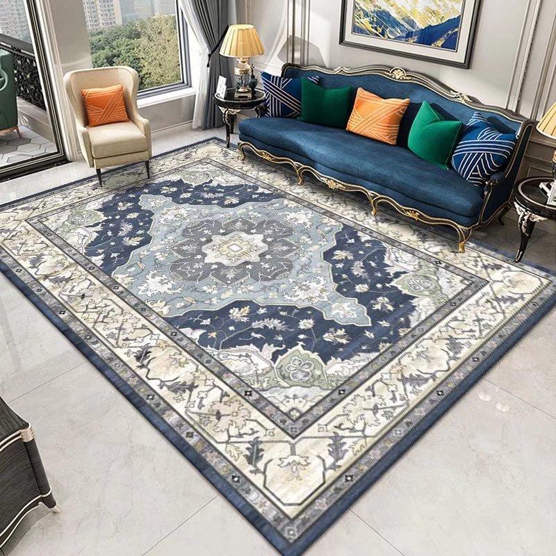 Retro Living Room Carpets Home Decor Bohemian Fashion Luxury Atmosphere Floral Abstract IG Soft Large Area Bedroom Polyester Rug