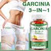 Trzy-w-jednym żelki do żucia wspomagające odchudzanie, zawierające ekstrakt z Garcinia Cambogia, zieloną kawę i keton malinowy, pomagające hamować apetyt.
