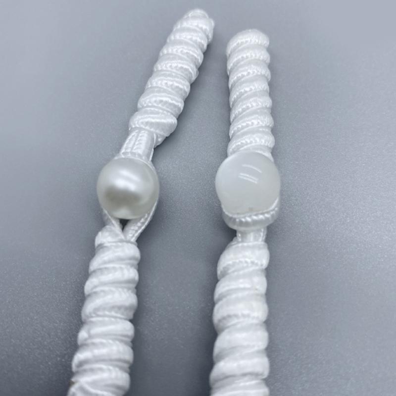 Hand Sewing Closure Button Fasteners Pearl Hook Closure Cheongsam Frog Pearl Buckle Buttons Elegant TangSuit Decoration