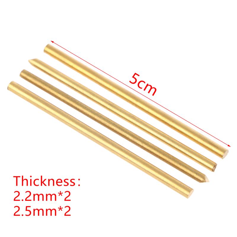 4 Pezzi Rivetti in Barra di Rame H62 da 2,2 mm e 2,5 mm per Coltello Victorinox da 91 mm Accessori di Sostituzione Sak
