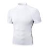 Men's Quick Dry High Neck Short Sleeve Athletic Top