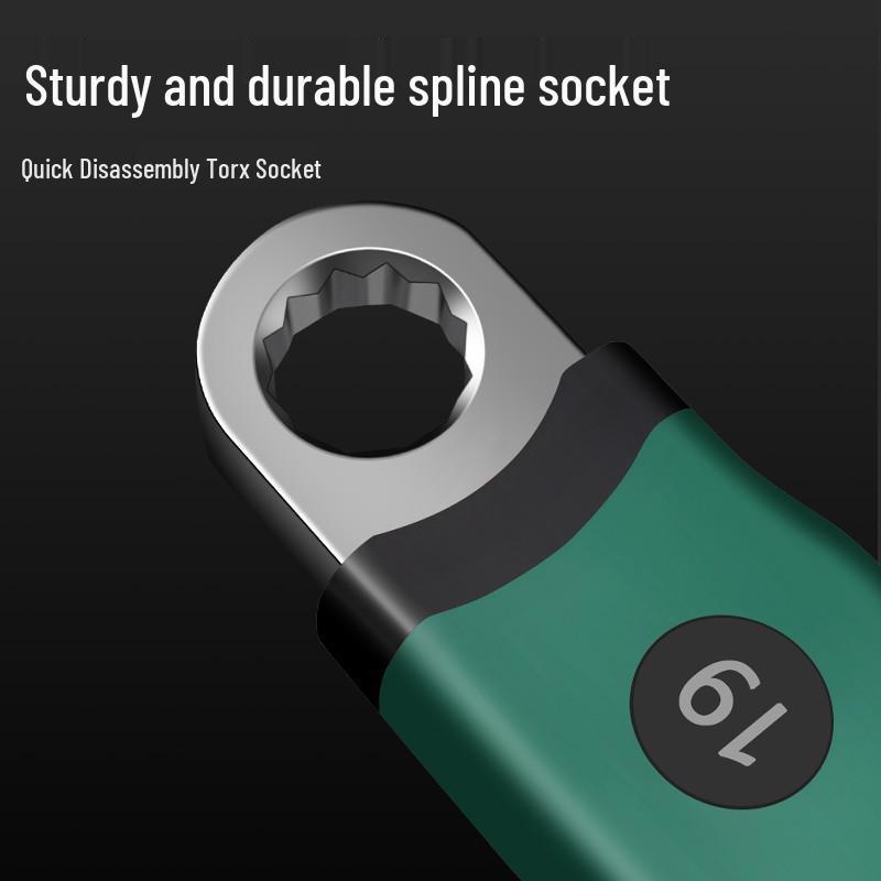 Multi-Function Adjustable Wrench: Quick-Open Chrome Vanadium Steel Pipe Pliers for Labor-Saving Household Use