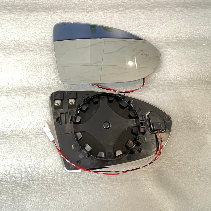 For VW GOLF 7 7.5 VII GTI GTD GTE R-line MK7 2013- BSA BSD BSM Heated Side Rear Mirror Glass Blind Spot Assist