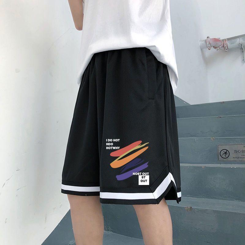 

Баскетбольные шорты для мужчин, летние свободные брюки свободного покроя из искусственного шелка, а также тренировочные шорты для полных и больших размеров 2XL