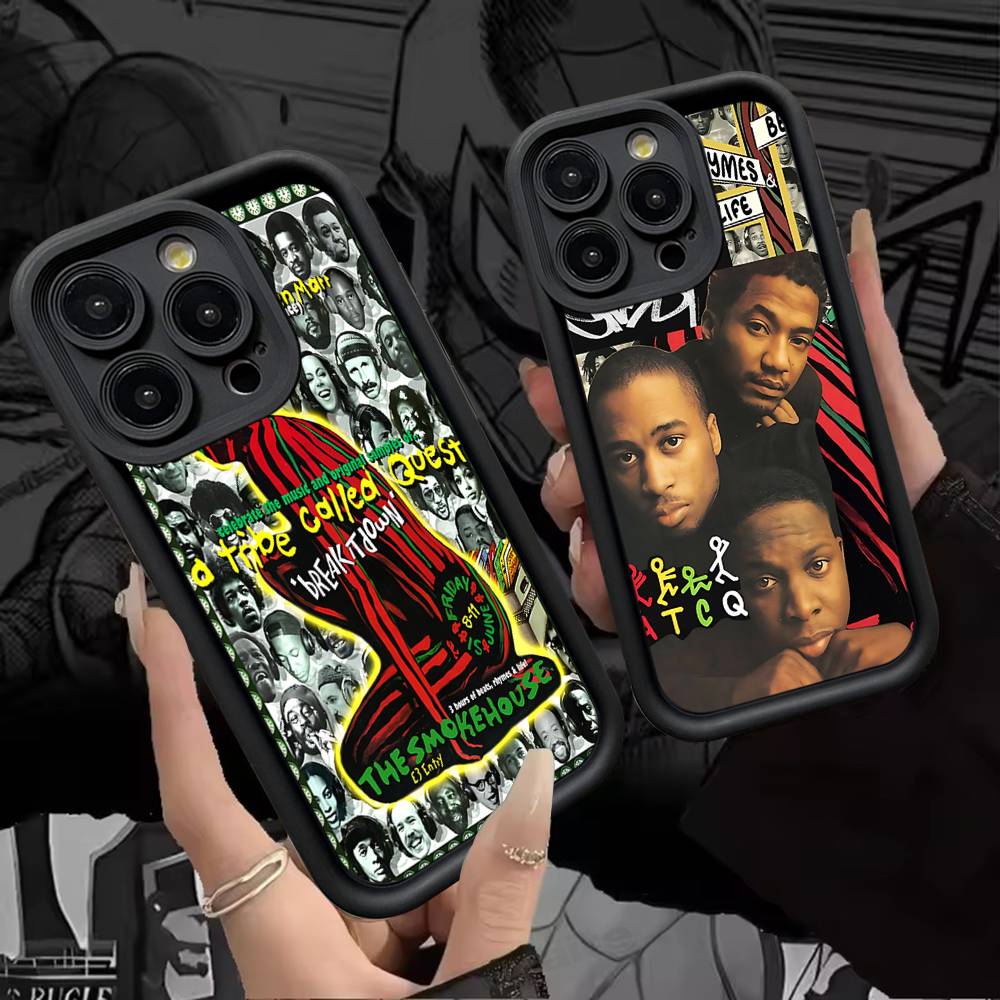 Pop Band A T_Tribe Called Quest For IPhone 17 Pro Max 16 15 14 13 12 11 Plus Black Soft Phone Cover