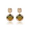 Pendientes Vintage de Estilo de Corte con Pedrería y Esmalte - Exquisita Joyería de Plata 925