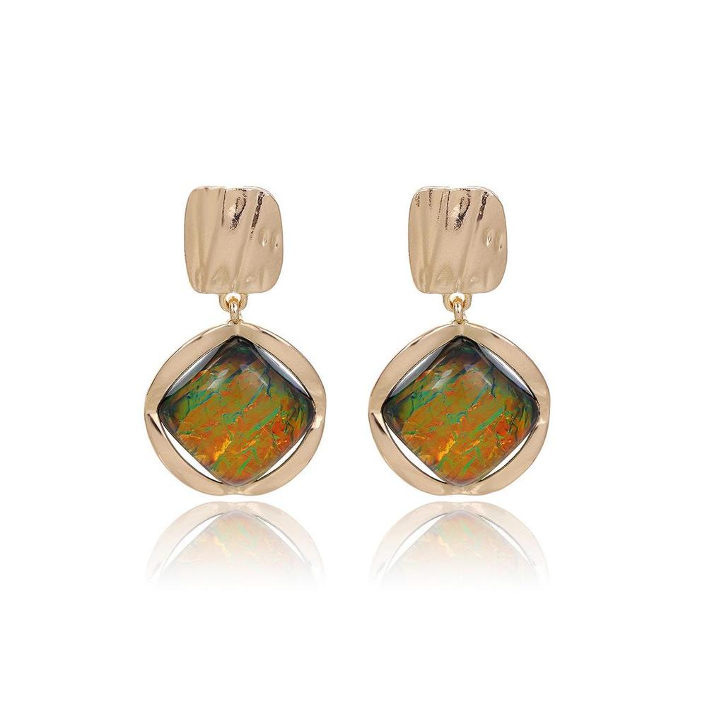Pendientes Vintage de Estilo de Corte con Pedrería y Esmalte - Exquisita Joyería de Plata 925