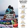 1pc Grand Theft Auto Soft Flannel Blanket with Designer Print A Cozy Blanket for All Seasons, Perfect for the Couch, Bed, Office