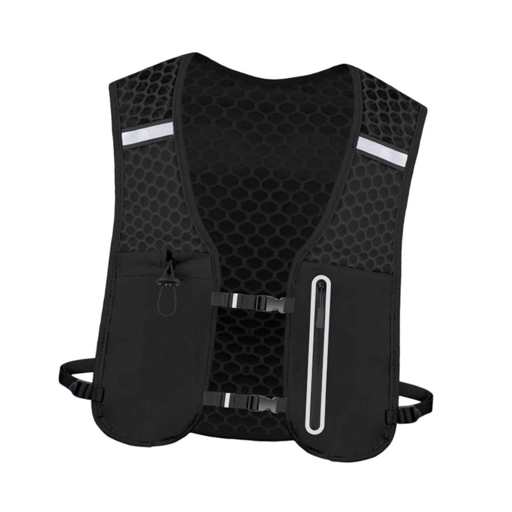 Reflective Reflective Running Vest Pack 2L Water Chest Pack  Outdoor Activities
