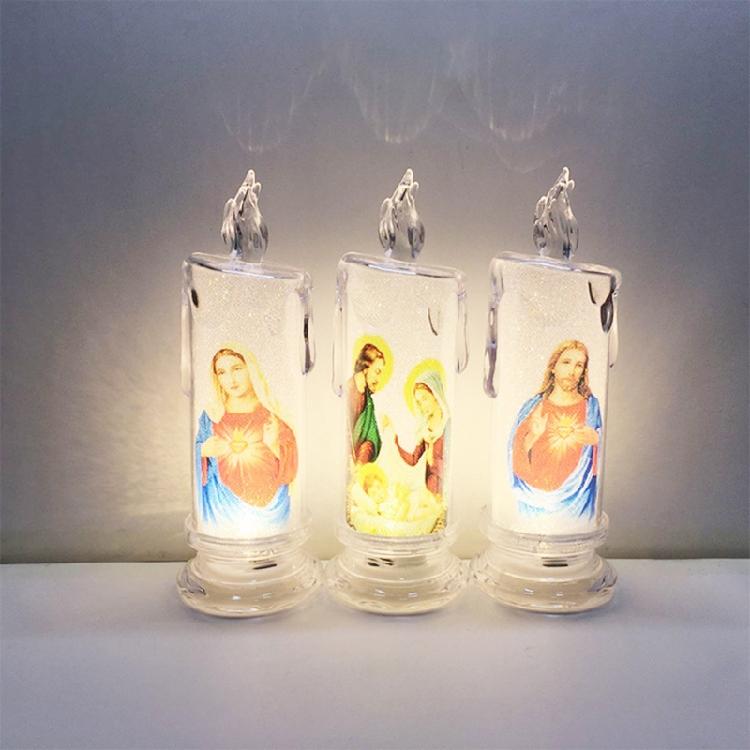 Christian Led Night Holy Family Figurine Safe Led Night Lamp Supplies