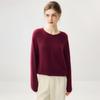 Lekasha Women's Cashmere Goat Wool Loose Knit Sweater 