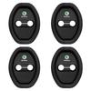 4Pcs Car Door Stopper Cover Door Lock Protective Covers For Skoda Octavia Superb Rapid Kodiaq Karoq Fabia Kamiq Roomster Citigo