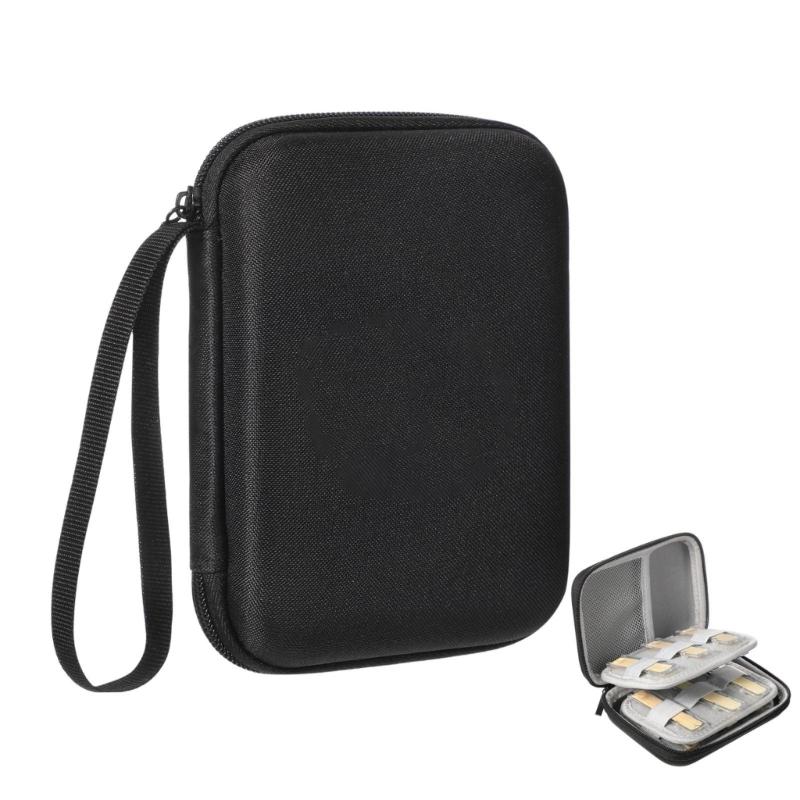 

Saxophone Reed Carrying Case Waterproof Reed Storage Bag Portable Zipper Bag with Mesh Pocket for Clarinet Saxophone чёрный