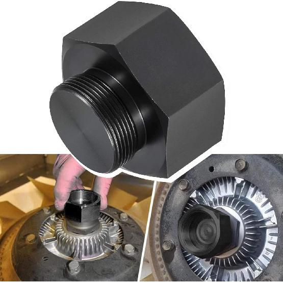 

6.0L - 7.3L Diesel Mechanical Fan Clutch Adapter Compatible for 2003-2007 Ford 6.0L Powerstroke Diesel Engines