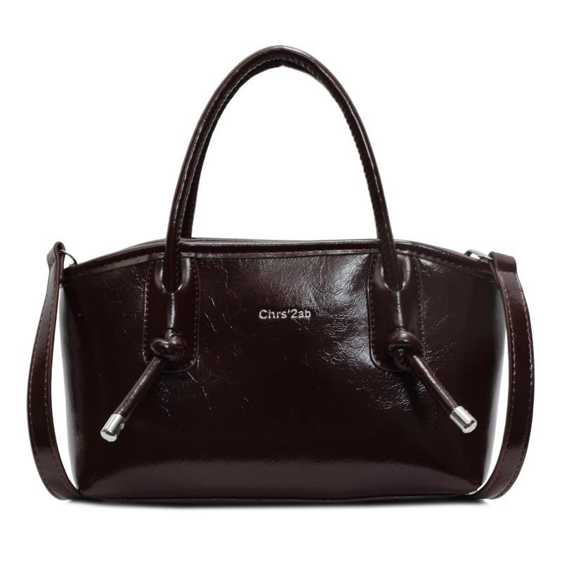 Premium Sense Large Capacity Tote Bag Fashion Hand Bag Retro Shoulder Bag Texture Messenger Women's Bag