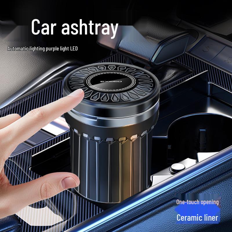 Xingtu Car Ashtray with Light: Anti-Ash Design for Yaoguang, TXL, Lingyun, Lanyue, TX, Zhuifeng, ETi Models