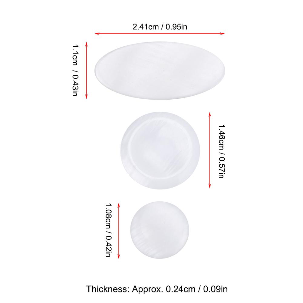 9Pcs set Exquisite Sax Key Button Inlays for Alto Tenor Soprano Saxophone Accessory