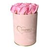 Flowerbox Inspuj - Pink Box with Soap Roses - No. 9 Pink