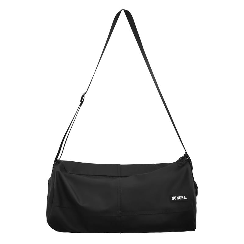 

Женская сумка на плечо, сумка-подушка, однотонная мужская сумка через плечо чёрный