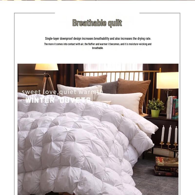 ShuZheng Elegant All-Season Polyester Fiber Quilt