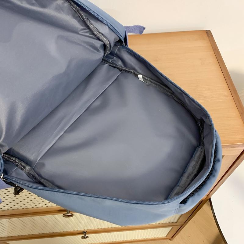 Сплошной цвет школьный женский рюкзак для старшеклассников — фото 8