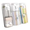 Fashion Pencil Cases Simple Matte Transparent Box High-capacity Storage Box Data Cable Sorting Box School Office Supplies