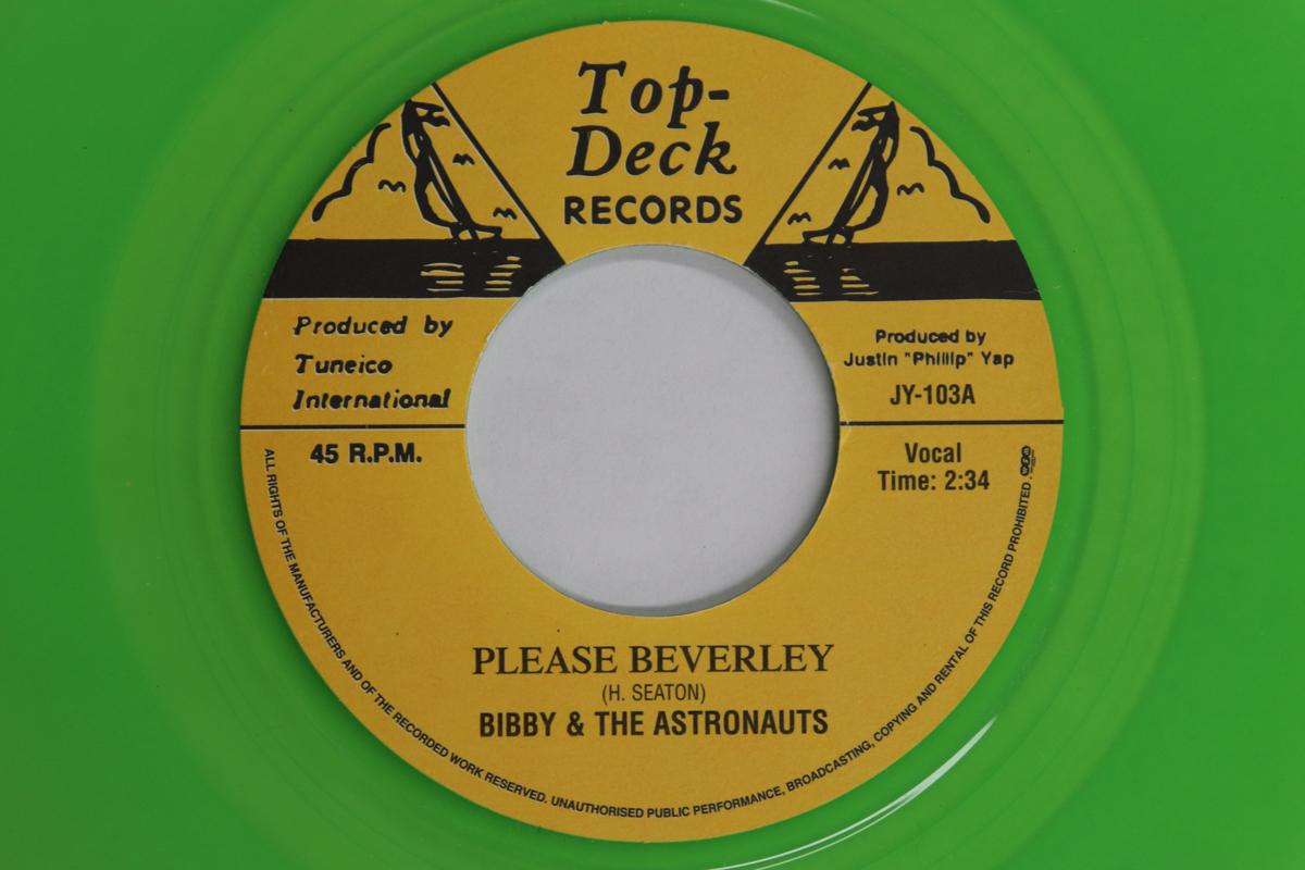 

7inch Record BIBBY & THE ASTRONAUTS / KING SPORT - Please Beverley / El Cid (Dahil Say JY103 Top Deck Record 2002 UK Reggae, Ska & Dub Used