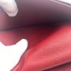 Hermes Bifold Wallet Long Wallet 2016 Evercolor MC2 Fleming Purse Rouge Grena Evercolor Used