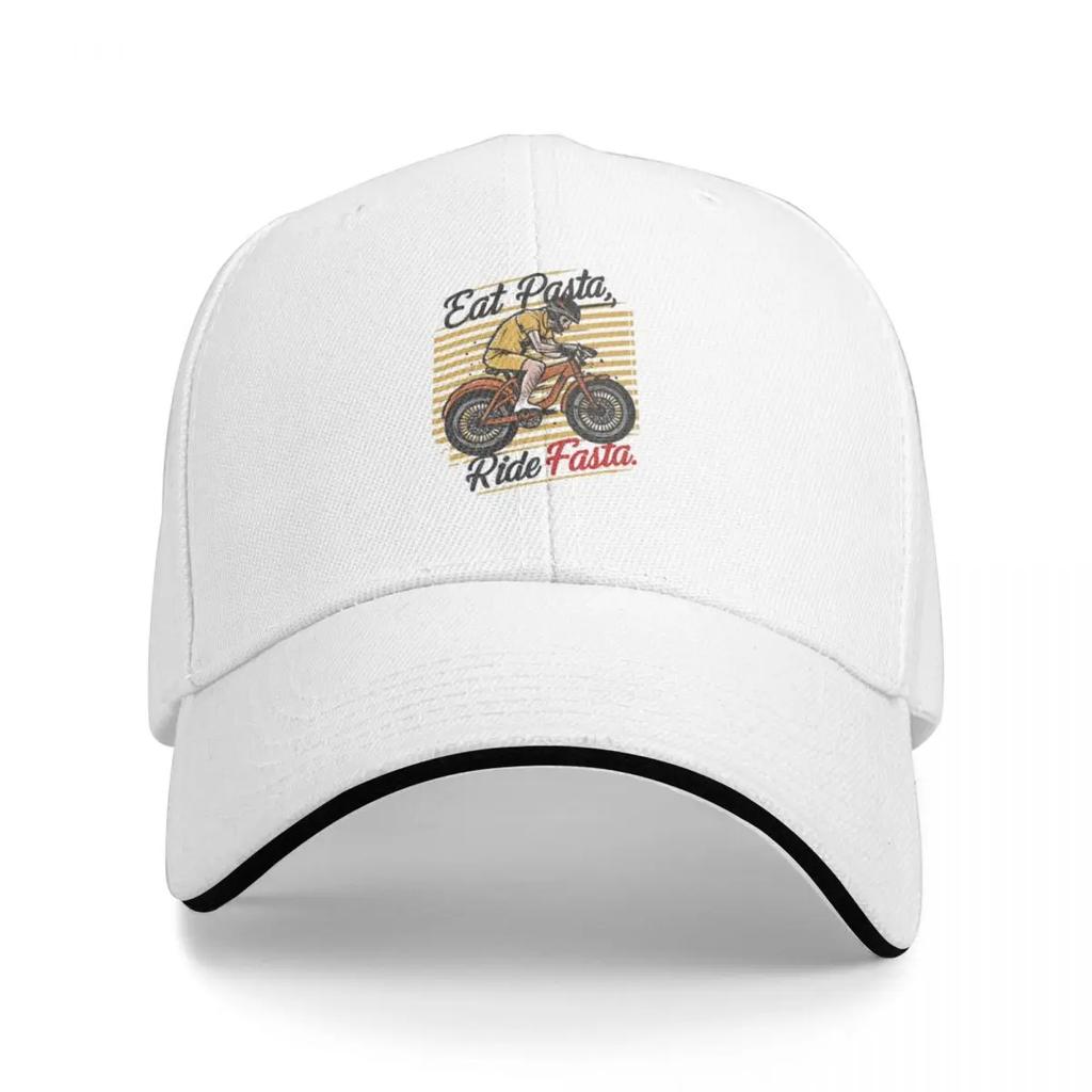 Eat Pasta-Ride Fasta Baseball Cap sailor cap for Unisex Hat Man For The Sun Baseball Unisex Women's