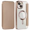 For iPhone 13 Case Compatible with MagSafe RFID Blocking Card Holder Leather Phone Cover