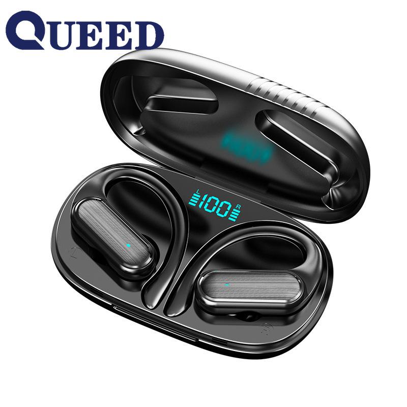 

Новая Bluetooth-гарнитура TWS с беспроводным вводом движения, стерео Bluetooth-гарнитура с ушными вкладышами чёрный