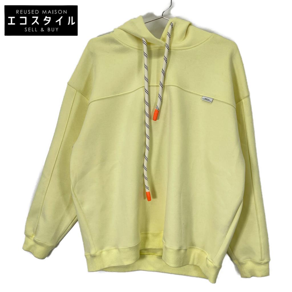 DOUBLE STANDARD CLOTHING [ESSENTIAL] 25th year yellow back print cardboard hoodie tops F yellowUsed