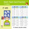 Mathematical Calculations Montessori Math Toy Beginners Practice Arithmetic Fraction Test Card Learning Tools for Primary School