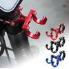 Electric Scooter Double Metal Hooks Simple Bike Shelf Tube Storage Hanger Buckle Hooks Hooks Ebikes Portable Helmet Rack