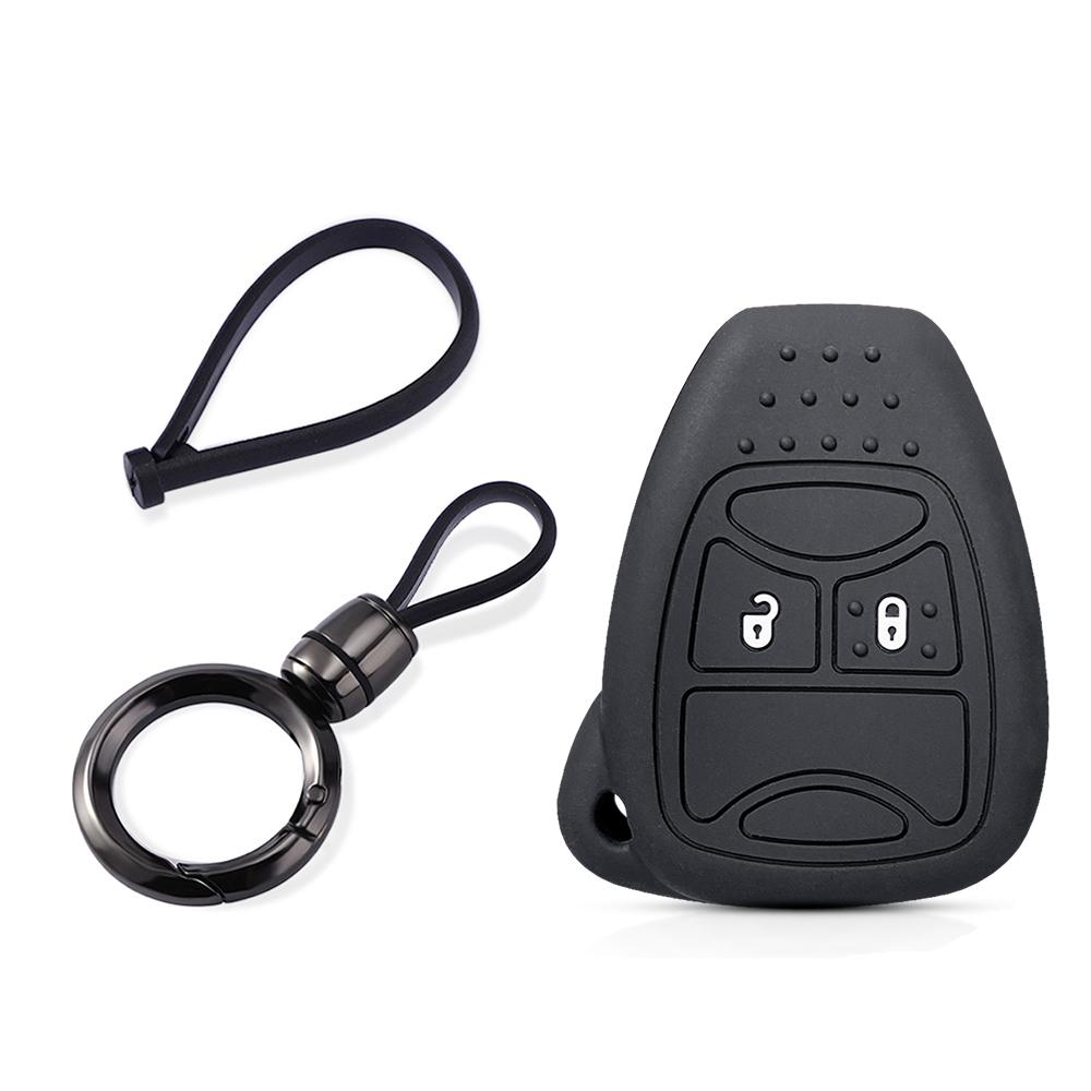 For Dodge Avenger Caliber Cool Bo For Jeep Grand Cherokee Compass Patriot For Chrysler 300c Voyager PT Cruiser Key Case Cover