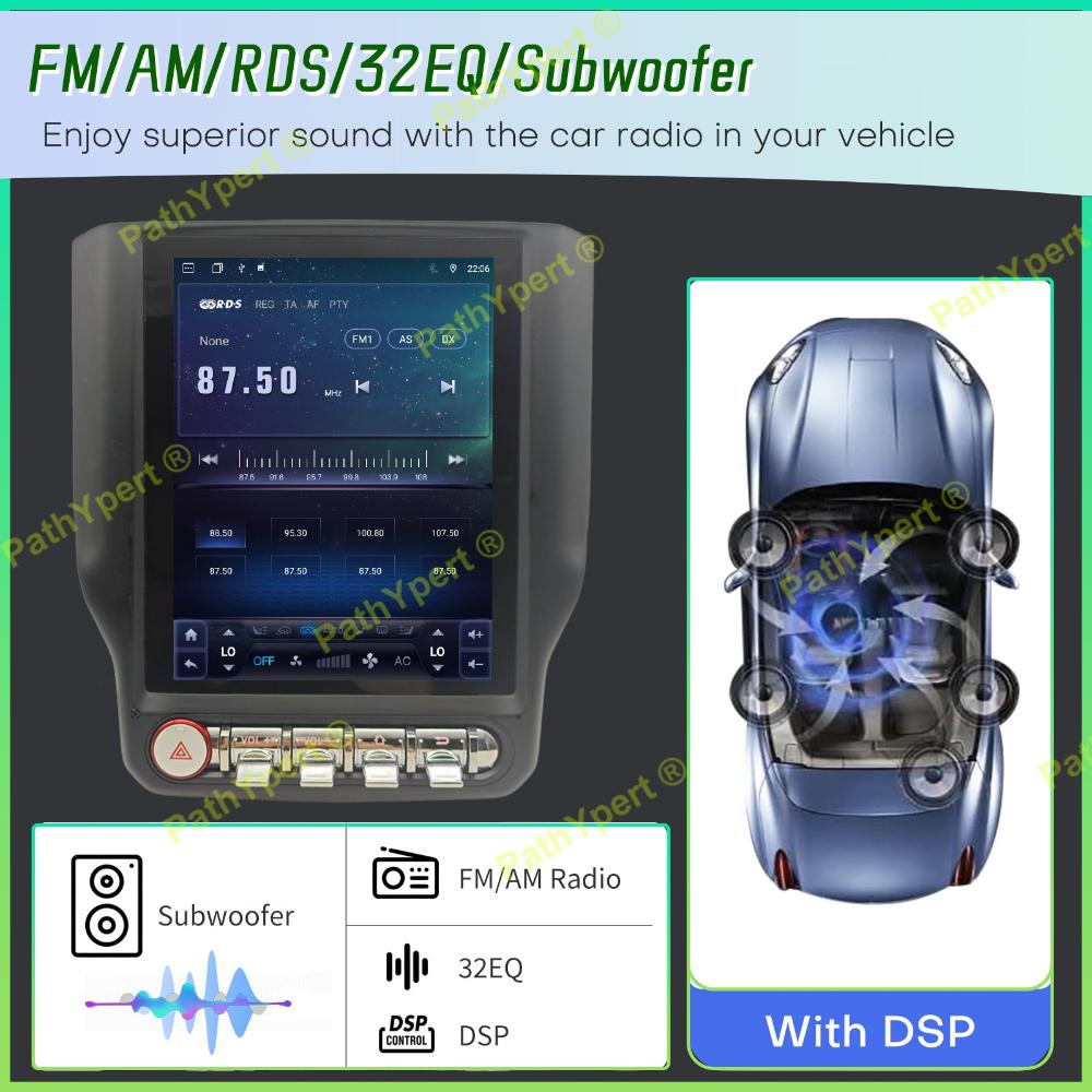 9.7"Android15 For Dodge Ram 1500 2500 3500 2019-2021 Car Radio Intelligent Systems Tesla Screen Wireless Carplay BT DSP Stereo