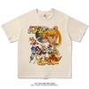 Sailor Moon T-shirt Men's and Women's Summer Cartoon Print Top Oversize T-shirt Loose Cotton Short Sleeves