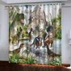 Animal Horse Dinosaur TigerOn Sale Blackout Window Curtain for Bedroom Living Room Bathroom Kicthen Door High Shading Hot