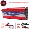 Multi-Voltage Pure Sine Wave Inverter for Solar, Car, and Home Use (12V to 72V Input, 110V/220V Output)