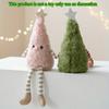1pc Cute Plush Christmas Tree Doll Pendant,Available In Pink,White,Green Colors, Suitable for Home,Party Doll Scene Decoration, Christmas Decorations