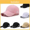 M Embroidery Letter Baseball Hat Outdoor Adjustable Sun Protection Breathable