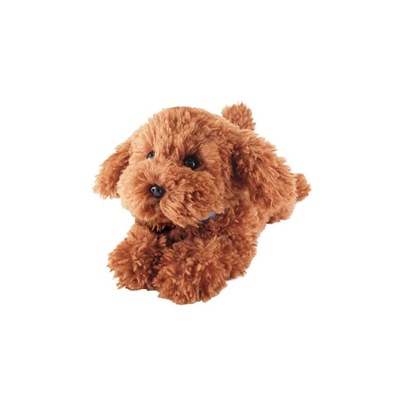 Knee Puppy Toy Poodle Brown Plush Toy Small P-3032