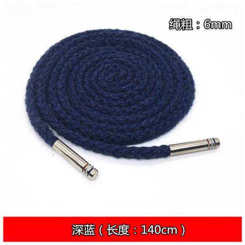6mm Eight Strand Polyester Cotton Rope For Sports Pants Waist Rope, Clothing Drawstring, Dress Waist Rope, Shoelaces TJ21032