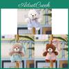 Short Plush Bear Doll With Pp Cotton Filling For Party Decor And Gift Giving