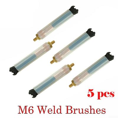M6 Welding Brush Effectively Clean Weld Bead 3.15 Inches Bristle 5pcs Convenient
